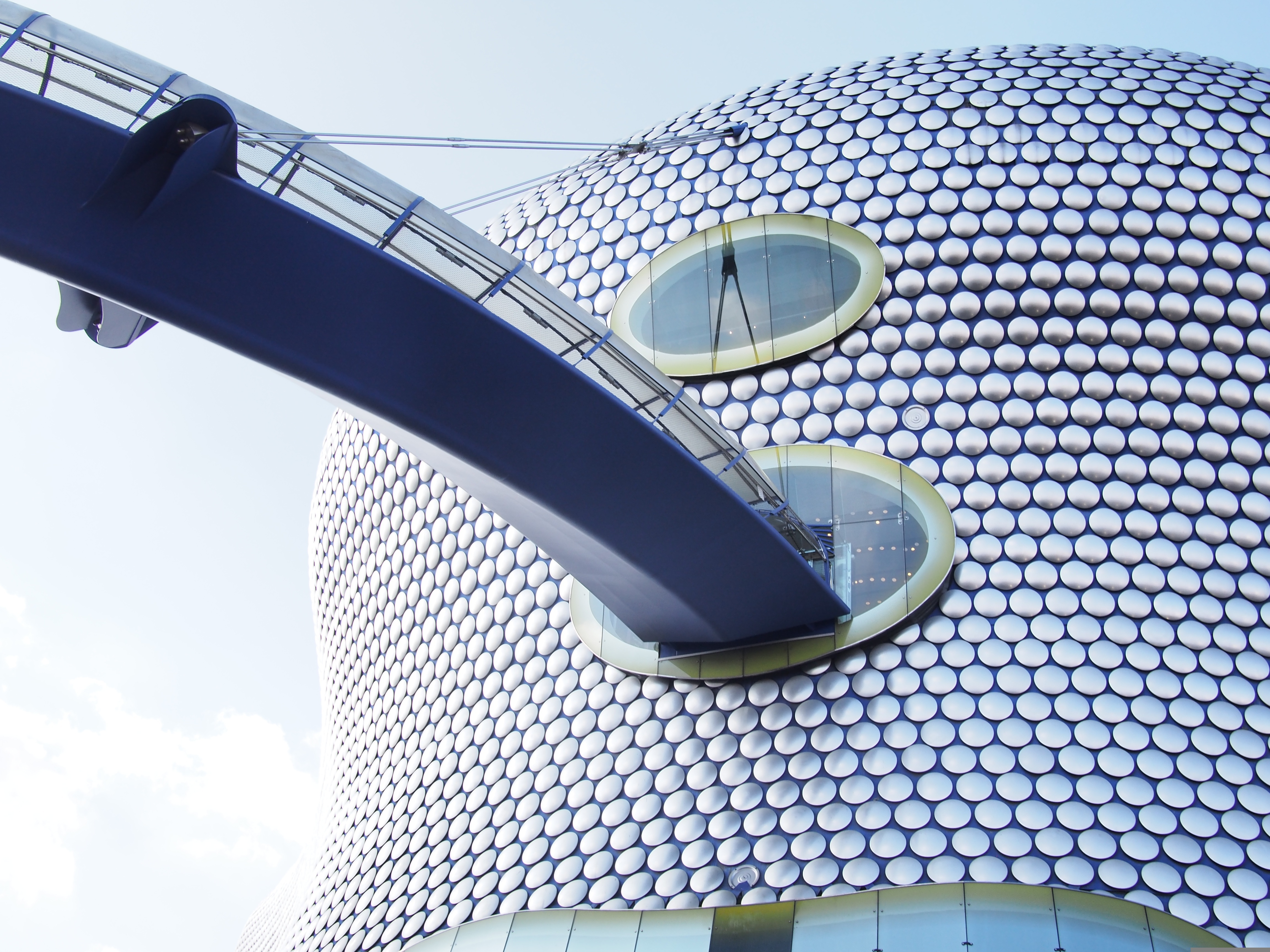 Exterior of the Bullring Shopping Centre.